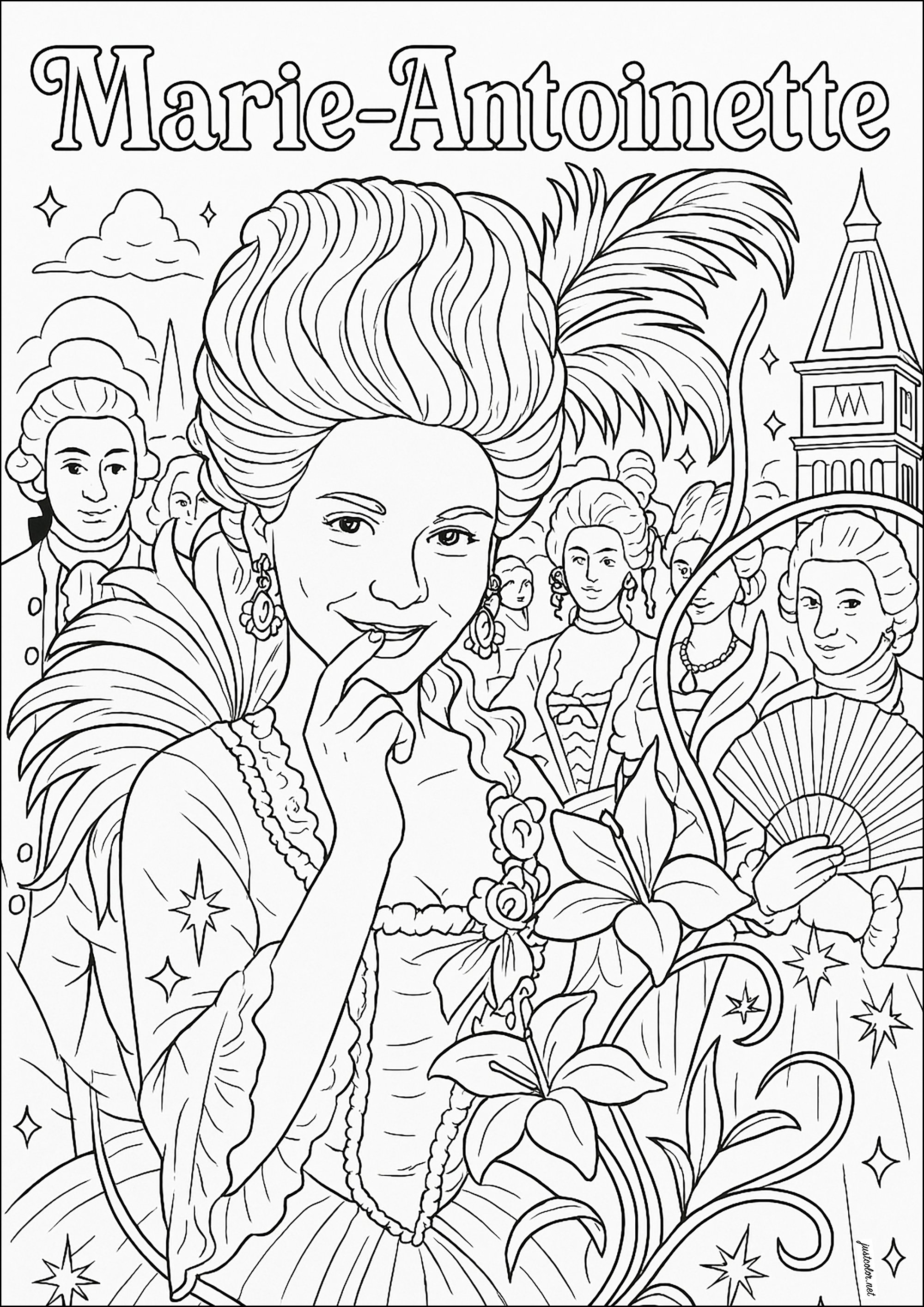 Coloriage Dessiner le mariage de base - Dessin gratuit à imprimer, image size:2000x2828