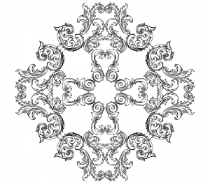Coloriage de Rois et Reines à imprimer pour adultes : Illustration-style-royal-par-alexeii-buravtsov
