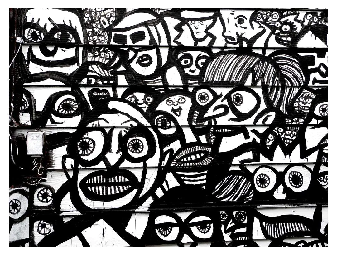 Graffiti ken mar off ken ave (Coloriage de Tags et Graffitis à imprimer pour adultes)