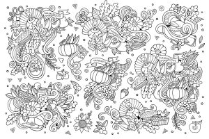 Doodle Thanksgiving