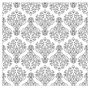 Coloriage motifs vintage par kostins