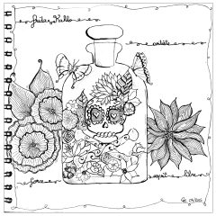 Coloriages de Zentangle à imprimer pour adultes