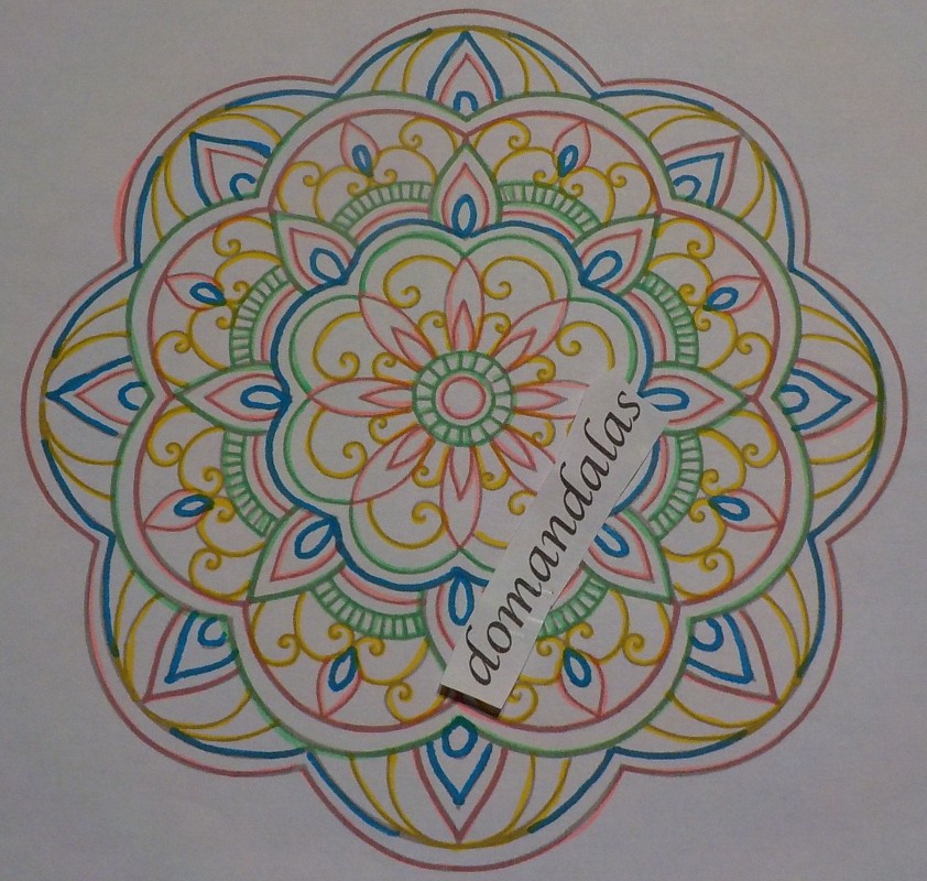 Mandala from free coloring books for adults 14 - M&alas Adult Coloring