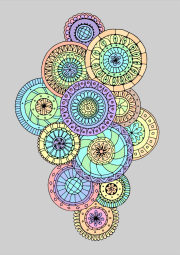 Werk von Anonym nach coloriage-zen-antistress-motif-abstrait-inspiration-florale-5-par-juliasnegireva