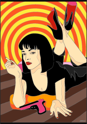 Creation by Anonymous from Uma Thurman dans Pulp Fiction