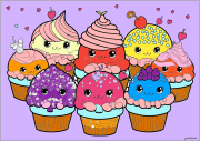 Werk von Eveline nach Cupcakes mignons