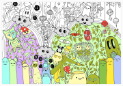 Werk von Anonym nach Totoro / Hayao Miyazaki