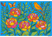 Werk von Anonym nach Jardin de Pivoines et Papillons