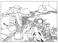 Coloriages à imprimer : Amérique