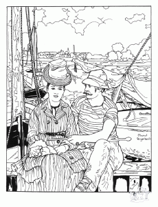 Coloriages à imprimer : Édouard Manet