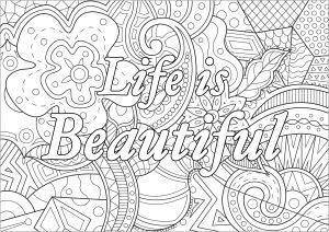 Coloriages à imprimer : Encouragement