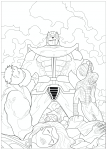 Coloriages à imprimer : Super Héros