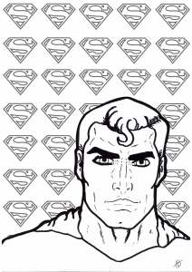 Coloriages à imprimer : Superman