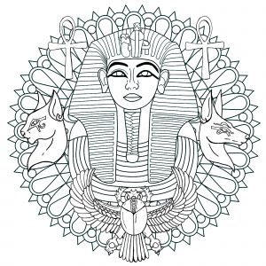 Coloriages à imprimer : Toutânkhamon
