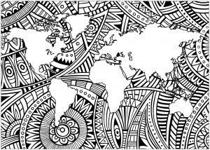 Coloriages à imprimer : Monde