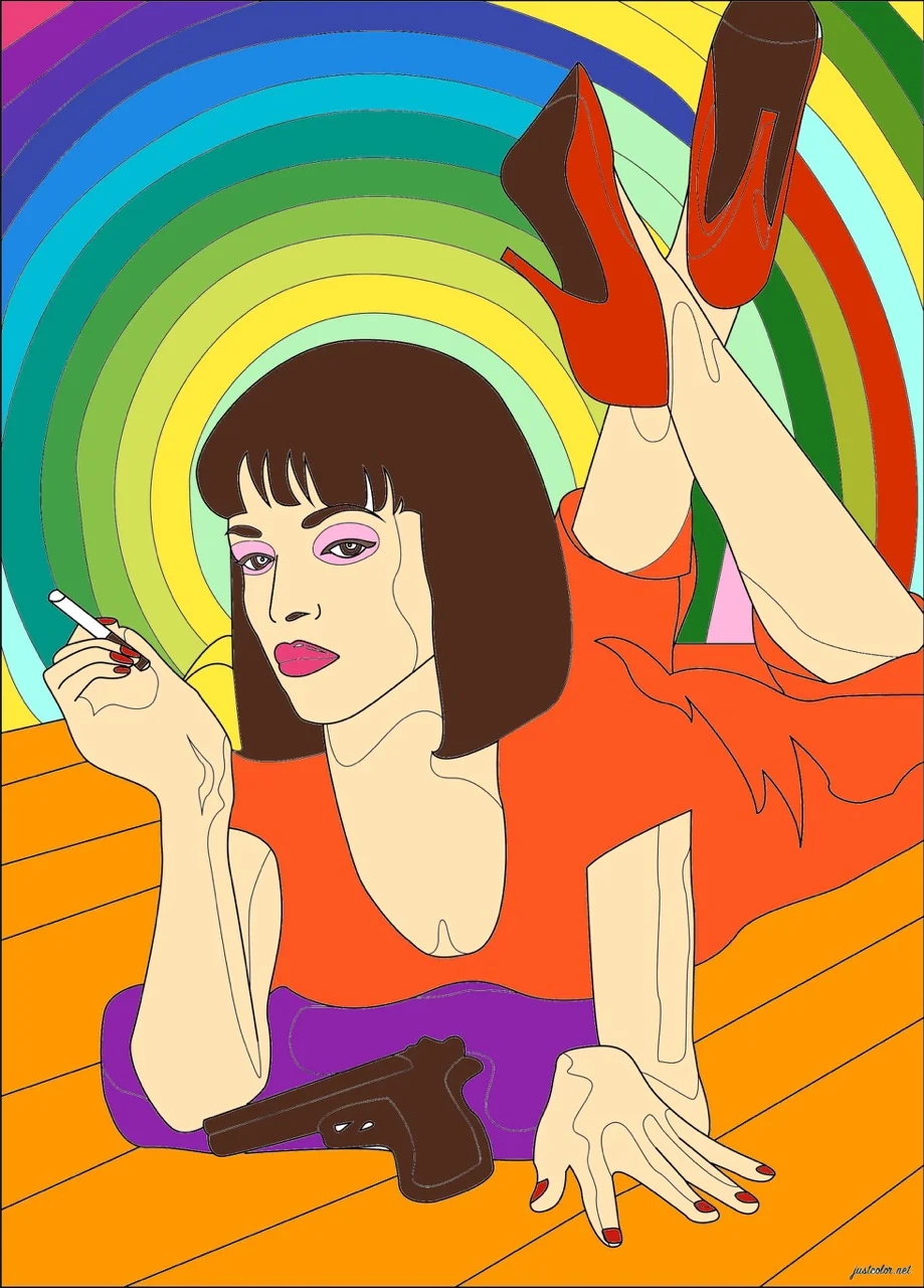 Online coloring example