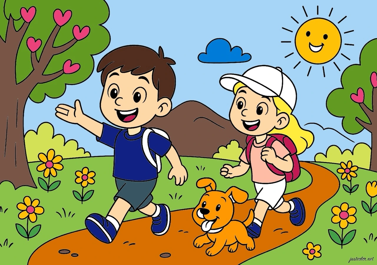 Online coloring example