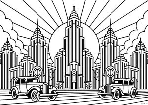 Città dei grattacieli degli anni Trenta