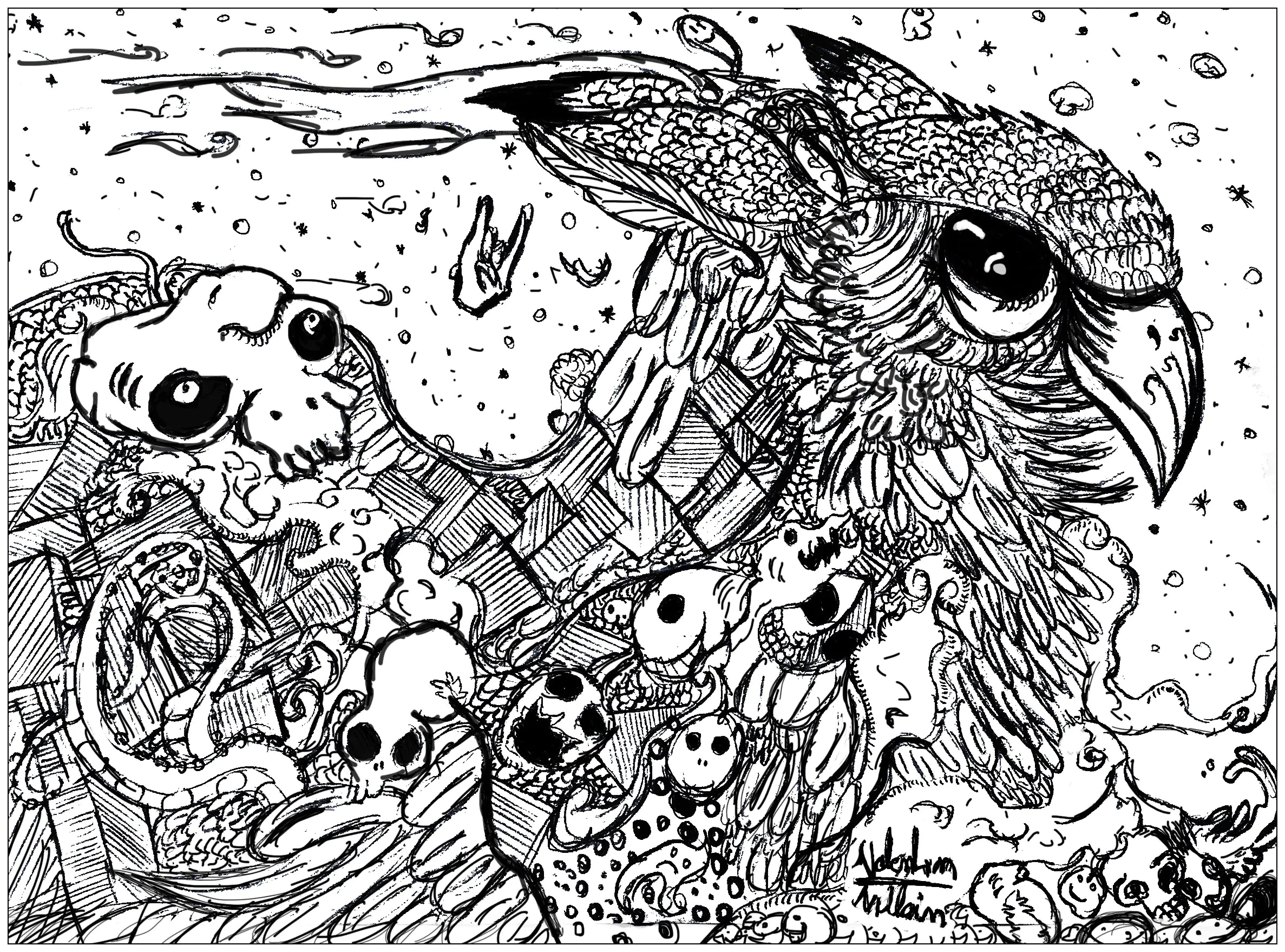 Doodle-art-doodling-23893 (Pagina Doodle art / Doodling da Colorare per adultos)