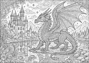 draghi-33426 (Pagina da Colorare)