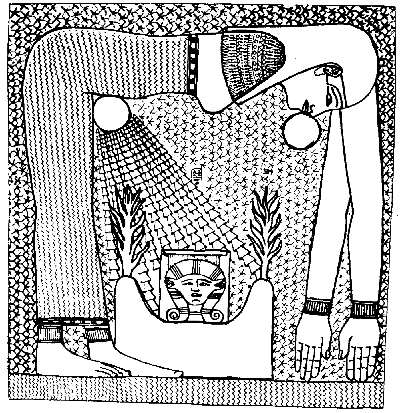 Disegni da colorare per adulti : Egitto & Geroglifici - 11 Disegni da colorare per adulti : Egitto & Geroglifici - 11