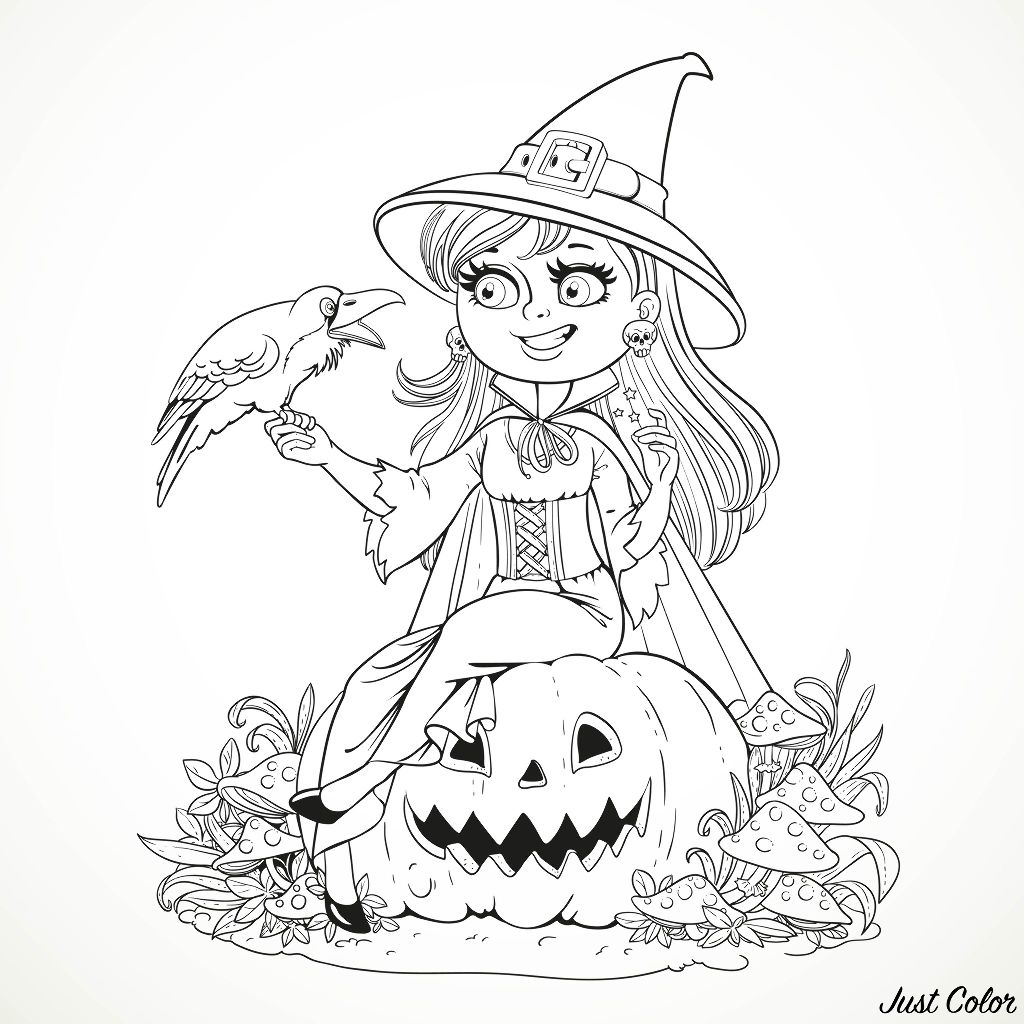 Disegni da colorare per adulti : Halloween - 7