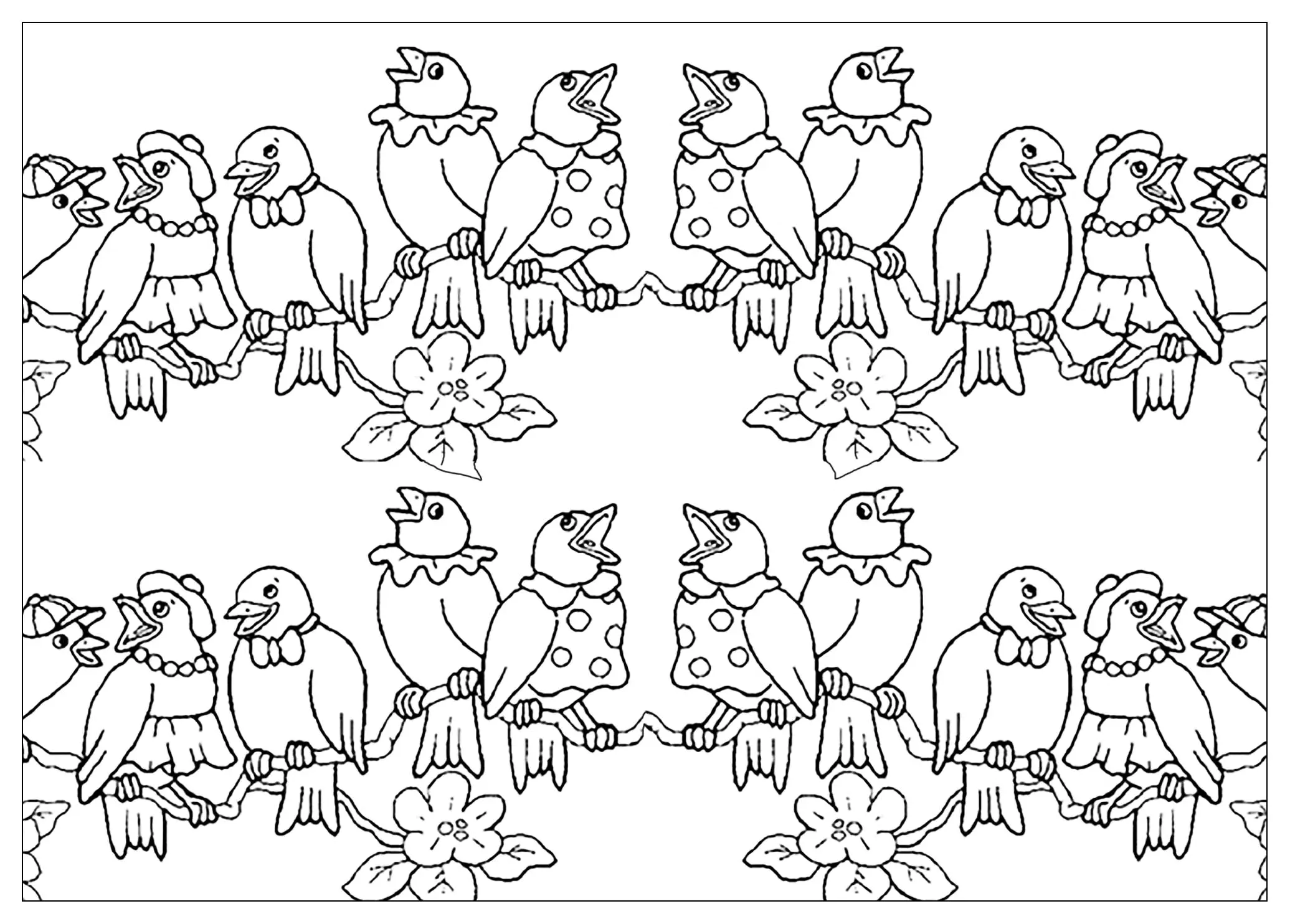 Animali - 84581 (Pagina da Colorare per adultos)