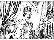 Pagine Re e regine da Colorare per adultos