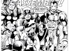 Poster del film Avengers (Pagina Libri e fumetti da Colorare)