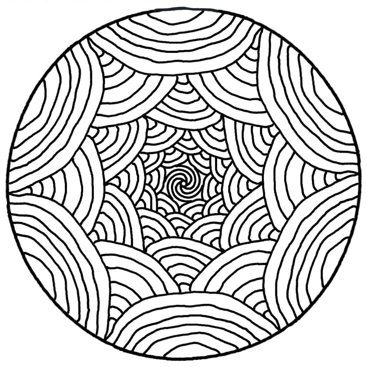 Mandala con arcobaleni Mandala con arcobaleni