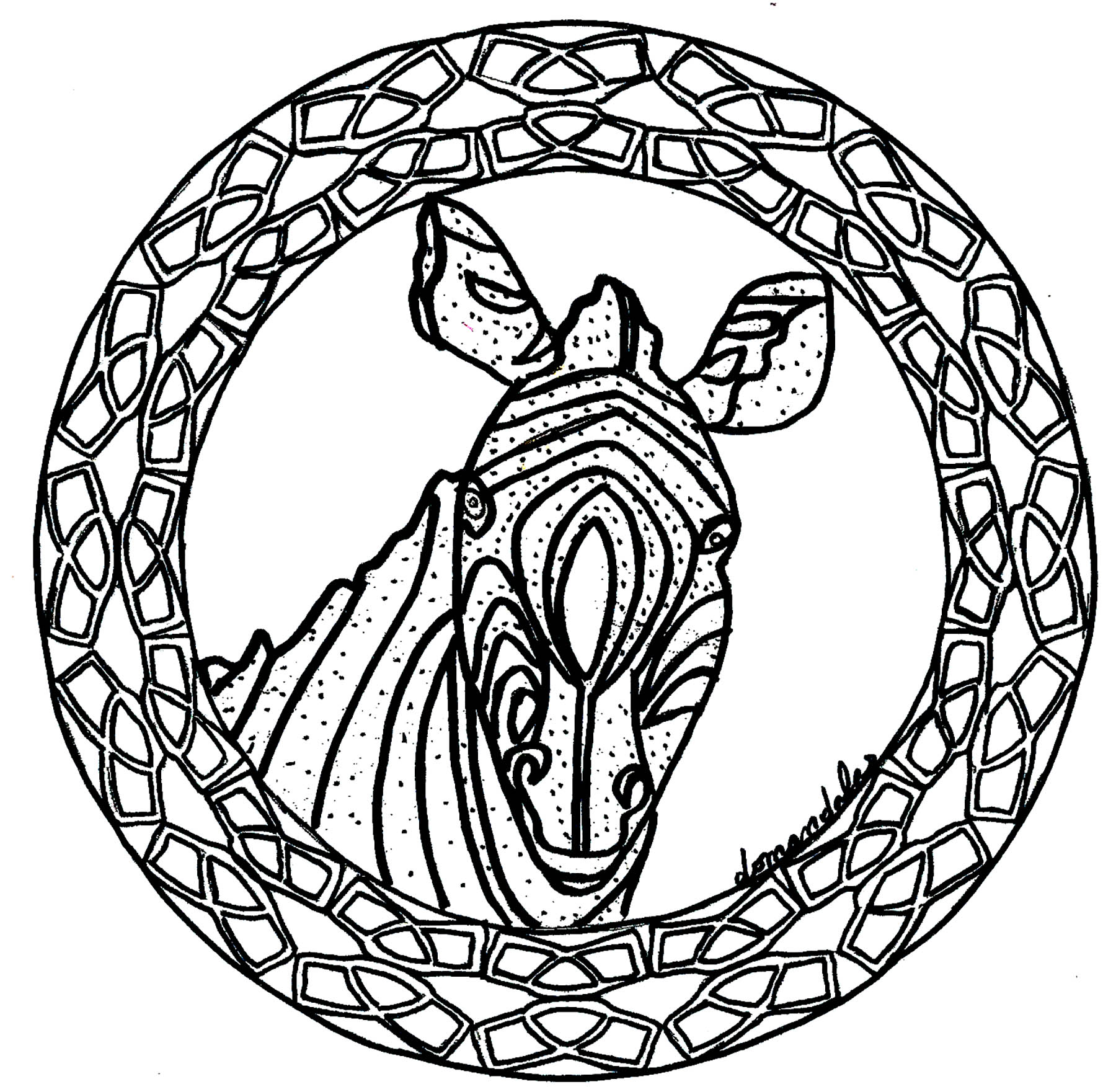 Pagina da Colorare : Mandalas-86552 Pagina da Colorare per adultos : Mandalas-86552
