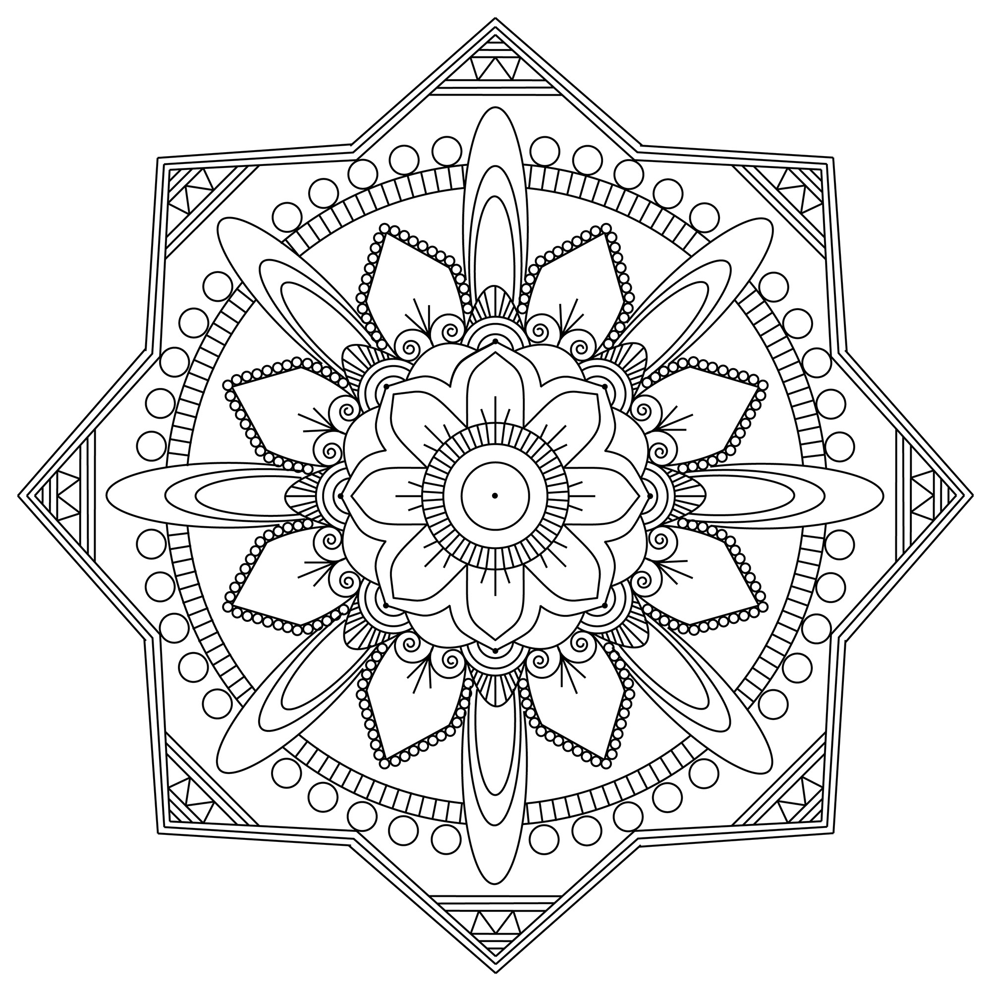 Mandalas-9091 (Pagina da Colorare) Mandalas-9091 (Pagina da Colorare per adultos)