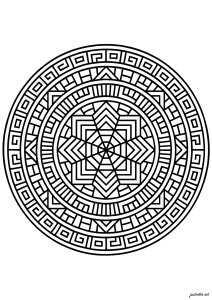 Complessità geometrica - ispirata al design azteco