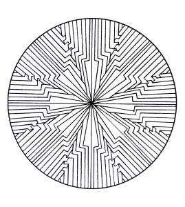 Mandala geometrici e strani