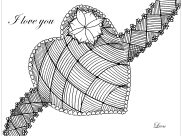 Pagine San Valentino da Colorare per adultos