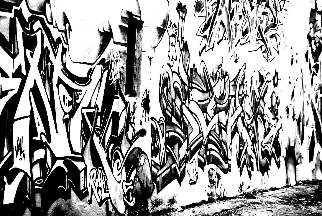 Graffiti di strada (Pagina Graffiti e Street art da Colorare per adultos)