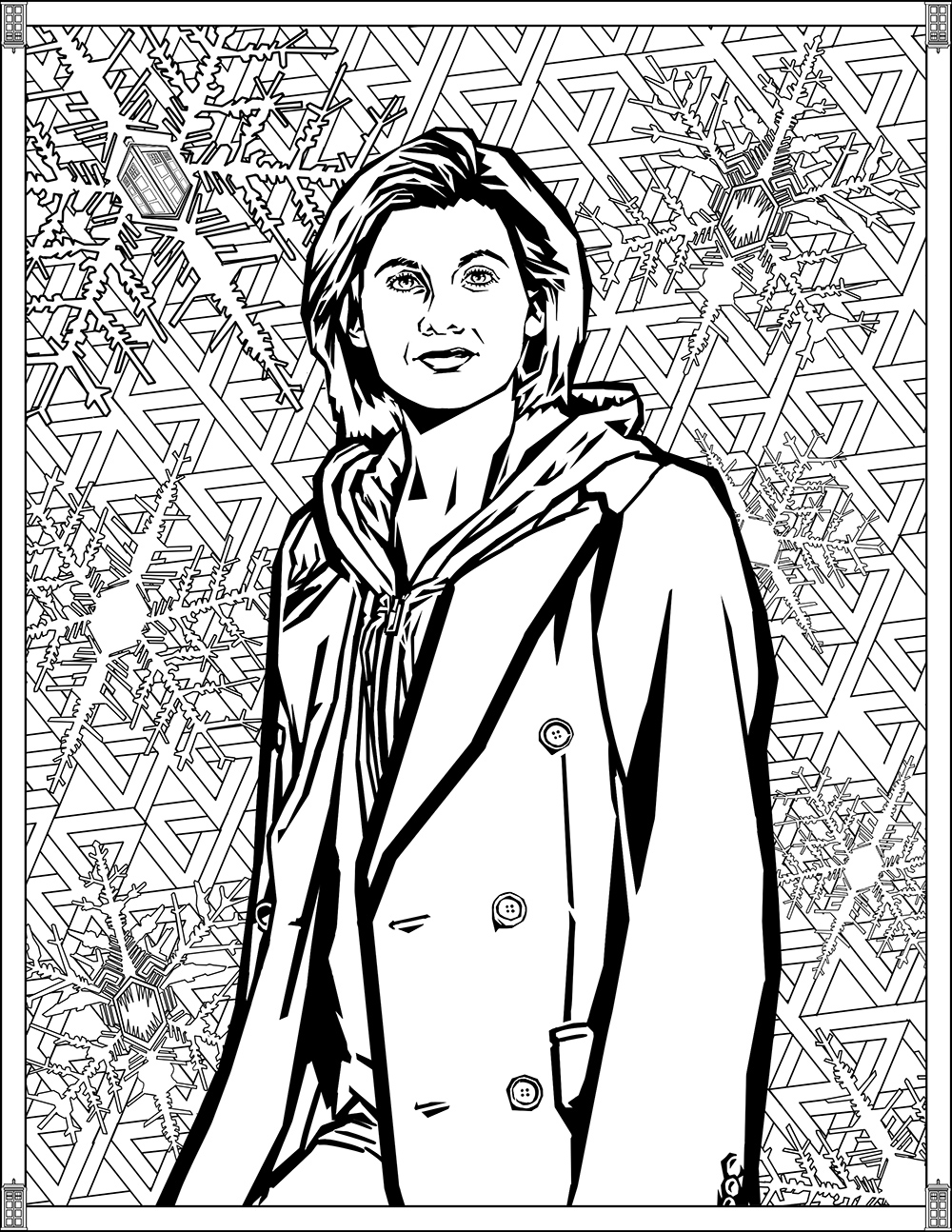 IL TREDICESIMO DOTTORE (JODIE WHITTAKER). Ci dispiace, ma dovrete aspettare 'Twice Upon a Time' per avere una didascalia spiritosa!, Artista : Brady Johnson   Fonte : fun