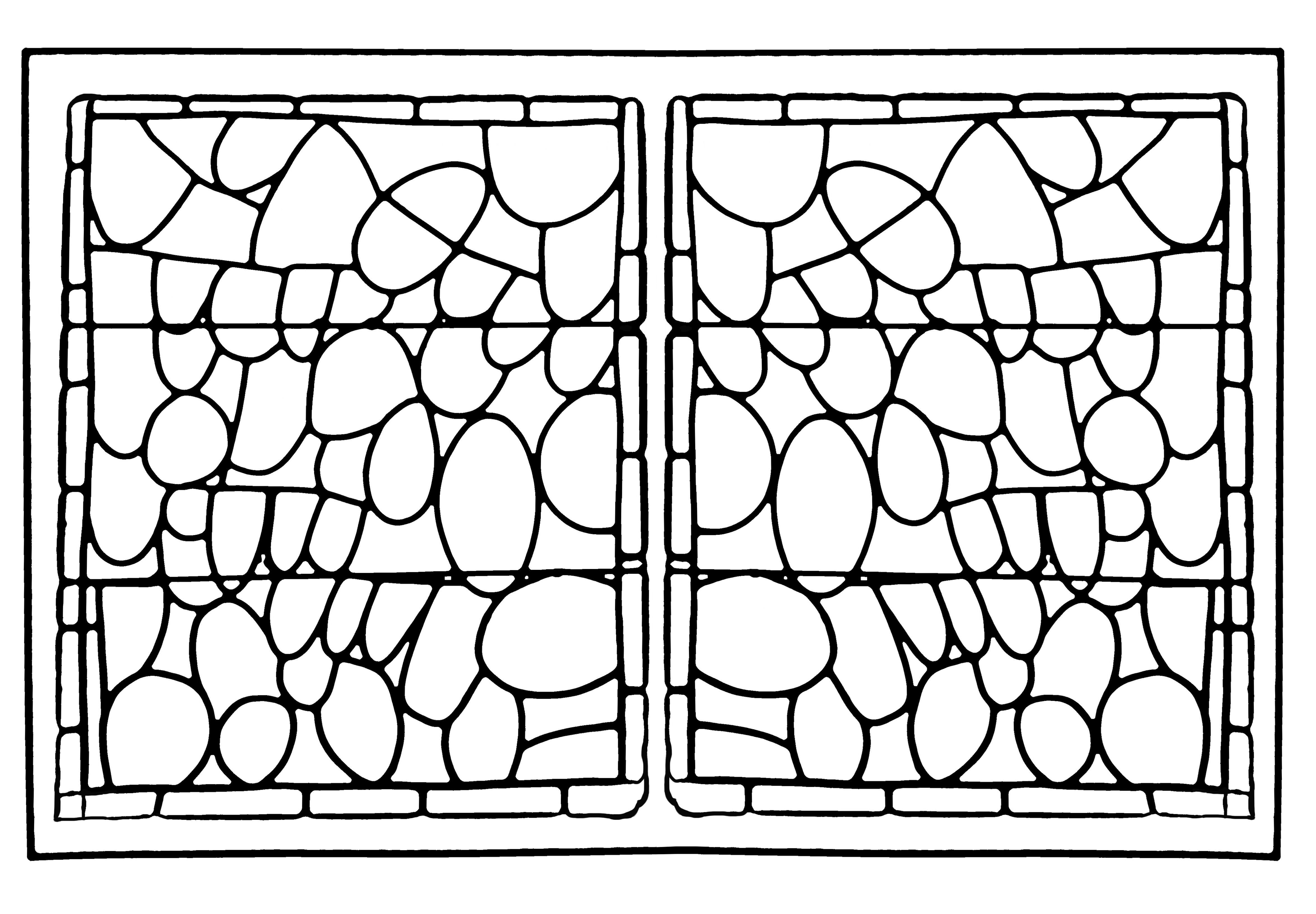 Pagina Vetro colorato da Colorare : Vetro-colorato-65607 Pagina Vetro colorato da Colorare per adultos : Vetro-colorato-65607
