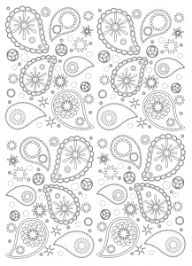 pagine da colorare : Paisley