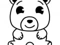 免费的 テディベア 儿童着色页打印 (子ども向けぬりえ：テディベア)