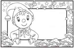免费的 ノディ 着色页，适合小朋友打印 (子ども向けぬりえ：ノディ)