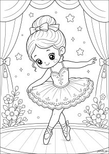 星の舞台の小さな踊り子