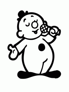 简单且免费的 ブンバ 着色页 (子ども向けぬりえ：ブンバ)