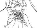 简单的 プリンセス 着色页下载 (子ども向けぬりえ：プリンセス)