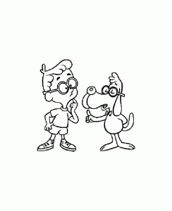 シャーマン＆Mピーボディの塗り絵