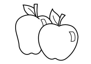 可爱的 果物と野菜 着色页打印 (子ども向けぬりえ：果物と野菜)