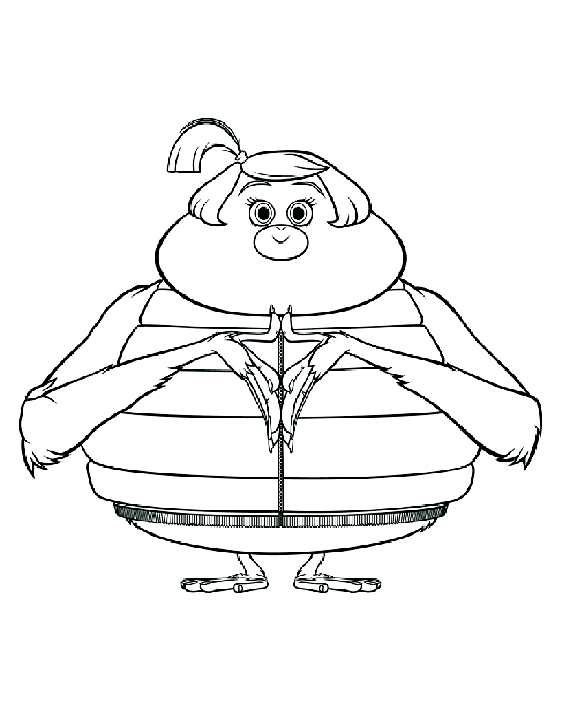 巨大なミートボールの嵐の無料印刷用ぬりえ (くもりときどきミートボール)