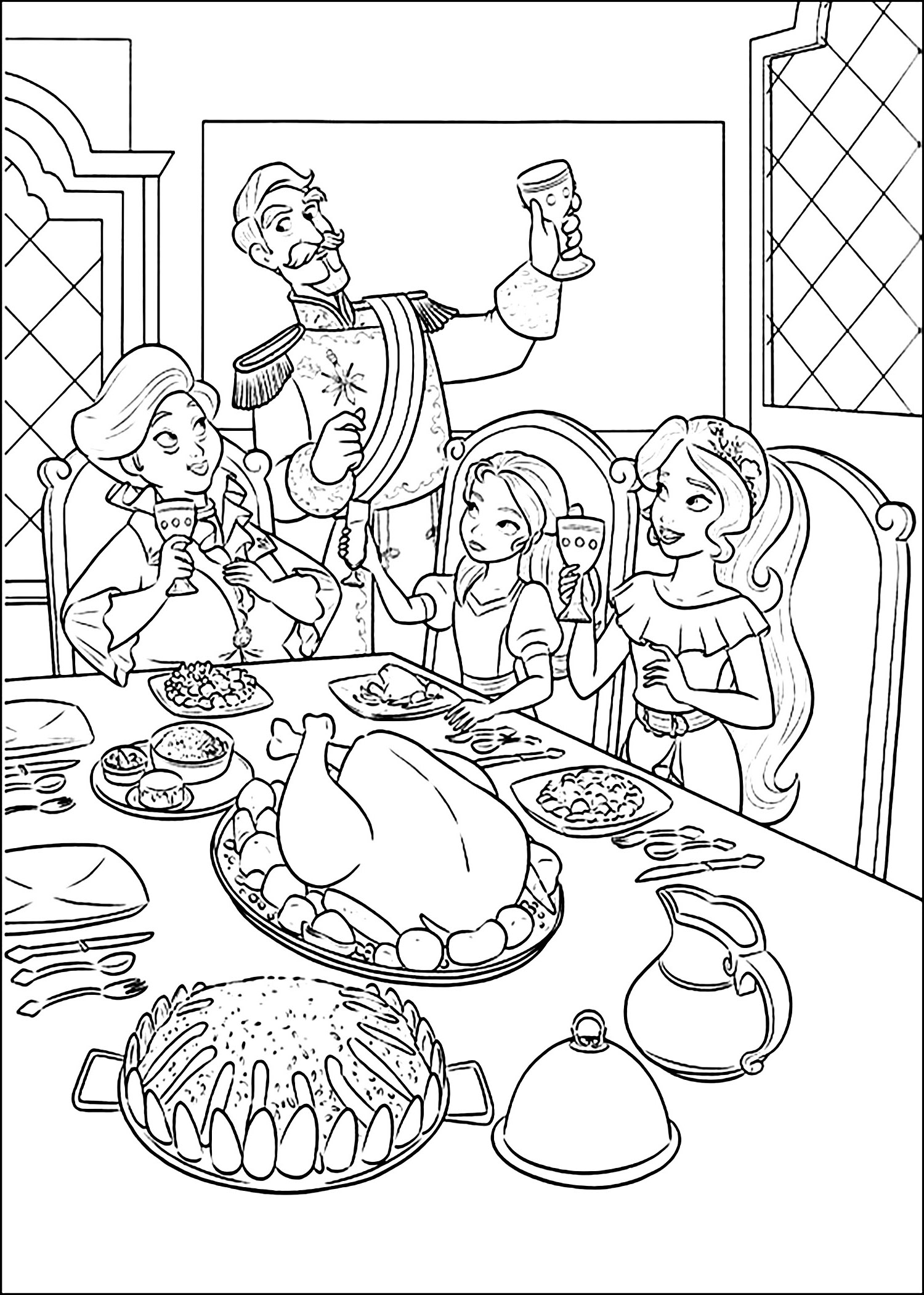エレナ・アバローの塗り絵、子供用印刷 (子ども用印刷ぬりえ:エレナ・オブ・アヴァロール)