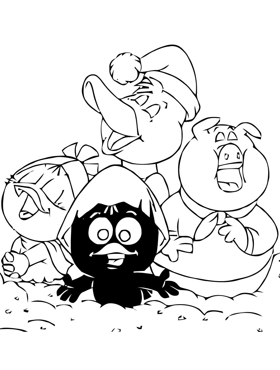 カリメロの塗り絵画像ダウンロード (子ども用印刷ぬりえ：カリメロ)