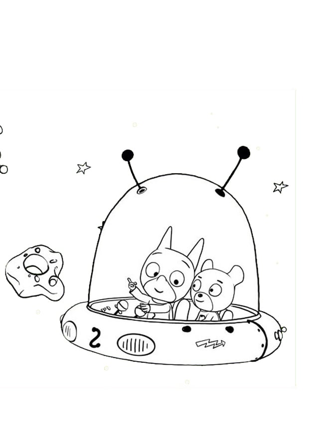 儿童最爱的 サムサム 着色页,适合打印 (子ども用印刷ぬりえ:サムサム)